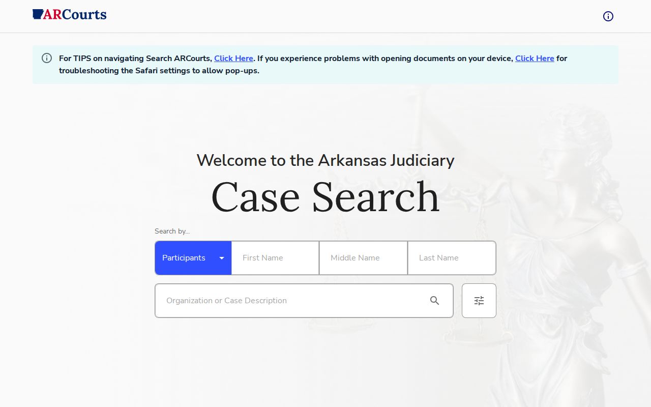 Greene County criminal history Search ARCourts public case search