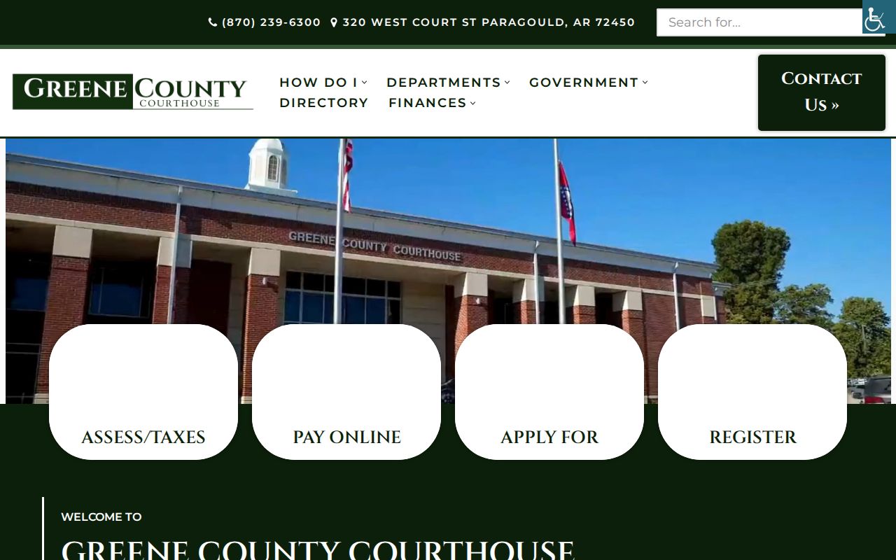 Greene County criminal history county government home page