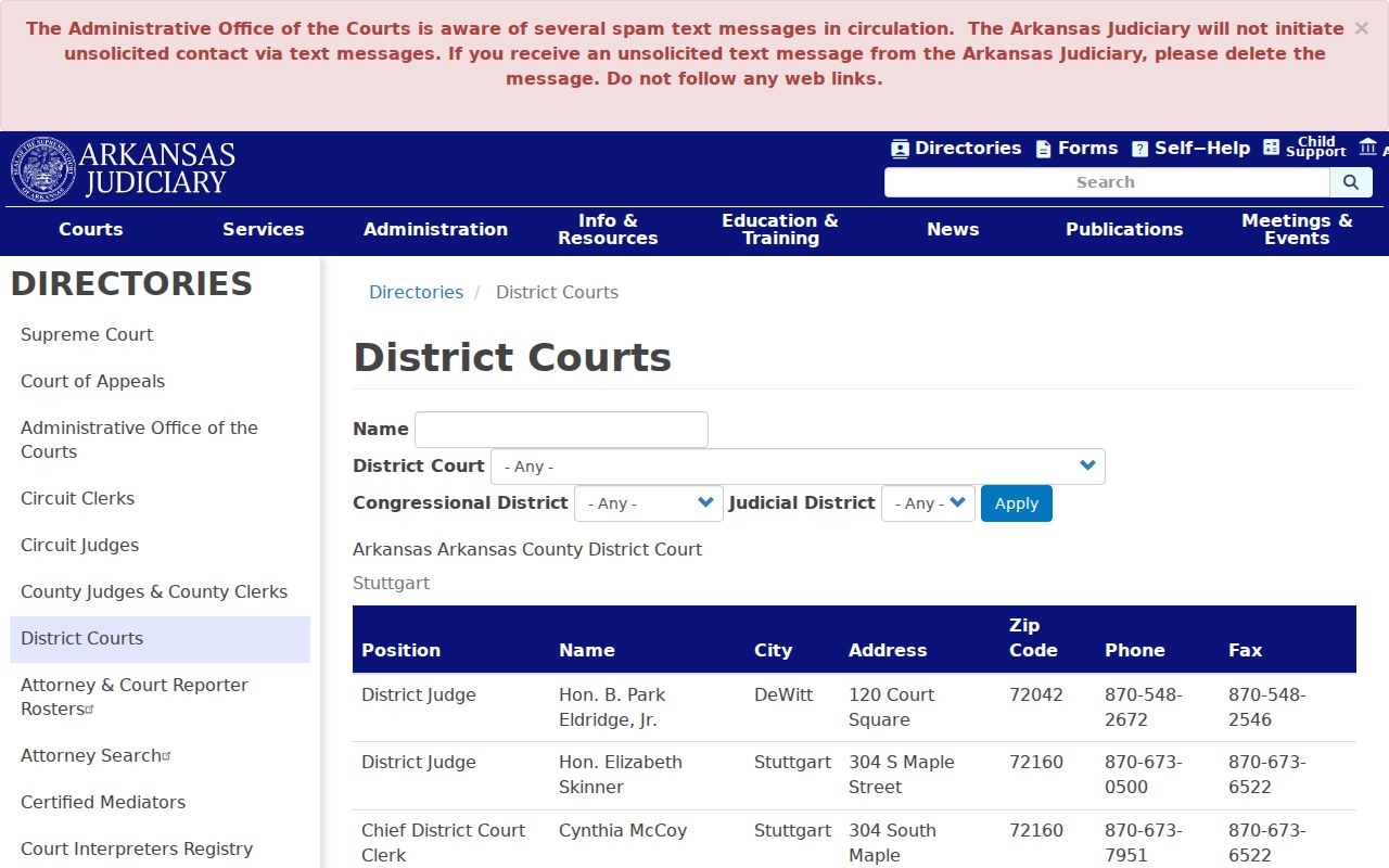 Greene County criminal court cases district courts directory